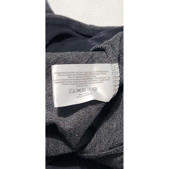 Peace And Pearls Leggin Women Medium Color Gray charcoal Tummy Control (B4) - Picture 12 of 12